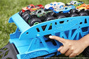 Hot Wheels Monster Mover and 3 Monster Trucks