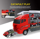 Ultimate Versatile 10 in 1 Big Carrier Truck - Complete Fire Truck Toy Set