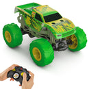 Hot Wheels Monster Trucks Remote Control Gunkster Glow In The Dark 1:15 Scale