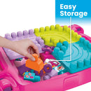 Mega Bloks Build 'N Learn Table Pink & Purple Building Toy