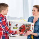 Ultimate Versatile 10 in 1 Big Carrier Truck - Complete Fire Truck Toy Set