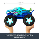 Hot Wheels Monster Trucks Remote Control Mega Wrex Alive 1:15 Scale