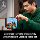 LEGO Minecraft 21265 The Crafting Table Set for Adults