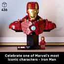 LEGO Marvel 76327 Iron Man MK4 Bust Set for Adults