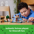 LEGO Minecraft 21261 The Wolf Stronghold Set