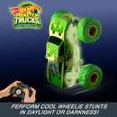 Hot Wheels Monster Trucks Remote Control Gunkster Glow In The Dark 1:15 Scale