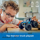 LEGO City 60402 Blue Monster Truck Toy Vehicle Playset
