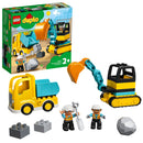 LEGO DUPLO 10931 Truck & Tracked Excavator Construction Toys