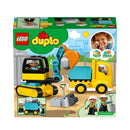 LEGO DUPLO 10931 Truck & Tracked Excavator Construction Toys