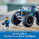 LEGO City 60402 Blue Monster Truck Toy Vehicle Playset
