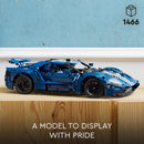LEGO Technic 42154 2022 Ford GT Car Model Set for Adults