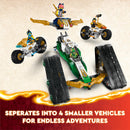LEGO NINJAGO 71820 Ninja Team Combo Vehicle Set