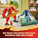 LEGO NINJAGO 71808 Dragons Rising Kai’s Elemental Fire Mech Ninja Set