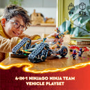 LEGO NINJAGO 71820 Ninja Team Combo Vehicle Set