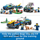 LEGO City 60369 Mobile Police Dog Training Set with Toy Car