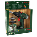 Cordless Toy Drill and Screwdriver Set with Attachments and Light Effects