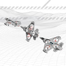 Remote Control Thunderbolt Jet X-2 Drone with Stunts and LED Lights
