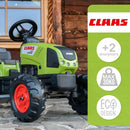 Ride-On Tractor with Trailer Kids Eco-Friendly Outdoor Garden Farm Vehicle
