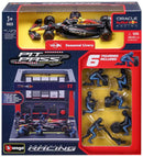 1:43 Red Bull Racing RB20 2024 F1 Pit Pass Diorama Perez Model Car Display