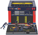 1:43 Red Bull Racing RB20 2024 F1 Pit Pass Diorama Perez Model Car Display
