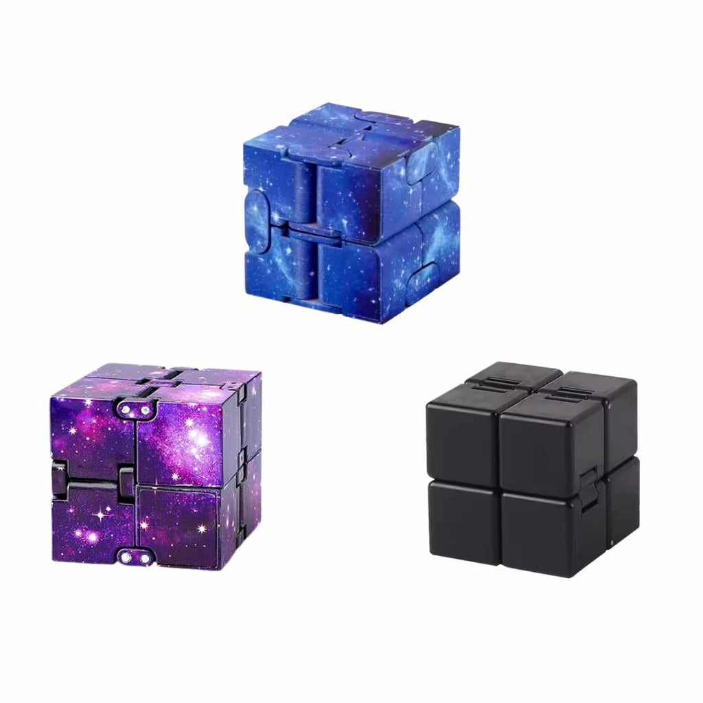 SKYLETY Infinity Cube Mini Stress Relief Cube Infinity Block Toy Sensory Infinity Cube Gift for ADHD Teenagers Adults Autistic (Rainbow Galaxy Space SKYLETY Infinity Cube Mini Stress Relief Cube Infinity Block Toy Sensory Infinity Cube Gift for ADHD Teenagers Adults Autistic (Rainbow Galaxy Space