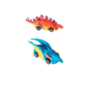 Dino Racers Pull Back Cars Full Display Box 12 Assorted Dinosaur Toys Party Favour Bundle