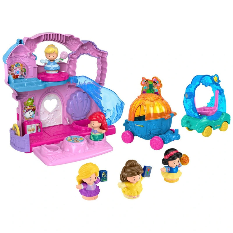 Fisher-Price Little People Disney Princess Play & Go Castle Gift Set