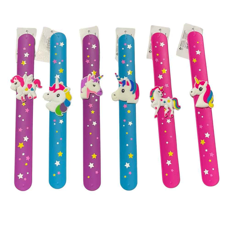 Magical Unicorn Snap Bracelets - Fun and Bright Accessories for Kids' Play and Parties!