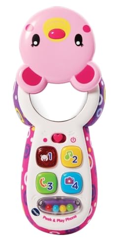 VTech Peek & Play Phone Pink