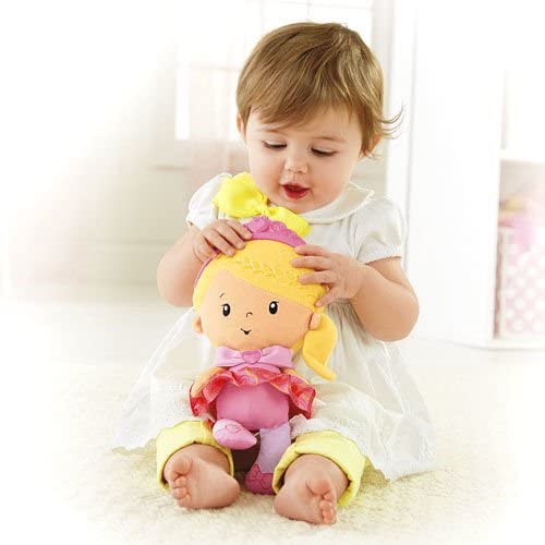 Fisher-Price Princess Stroll-Along Baby Walker and Doll Gift Set