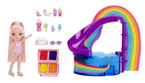 Rainbow High Playset High Pool Day with Littles Doll Blush