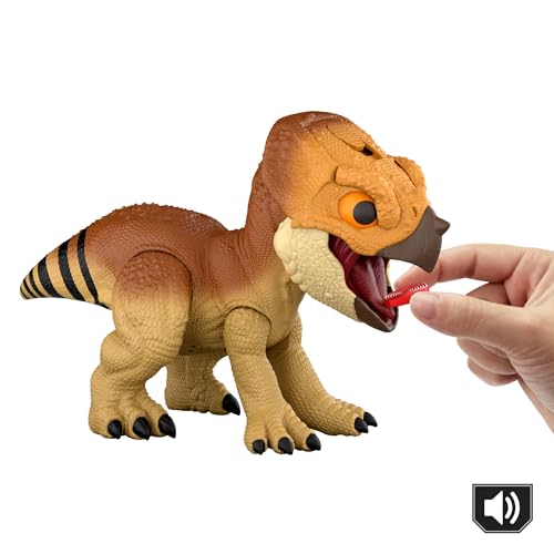 Jurassic World Rebirth Primal Protector Dinosaur Interactive Toy Aquilops Dolores