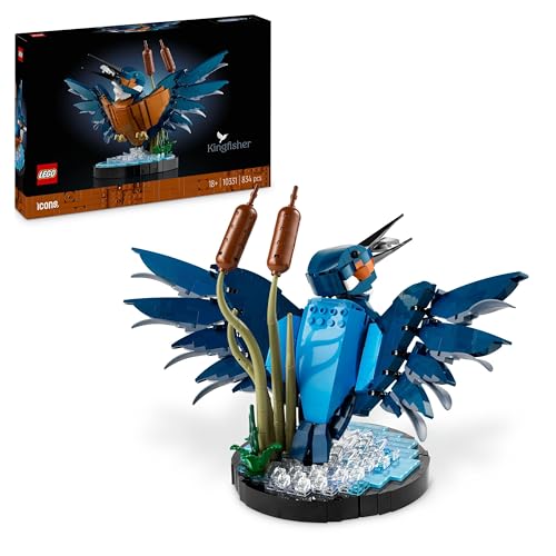 LEGO Icons 10331 Kingfisher Bird Set for Adults