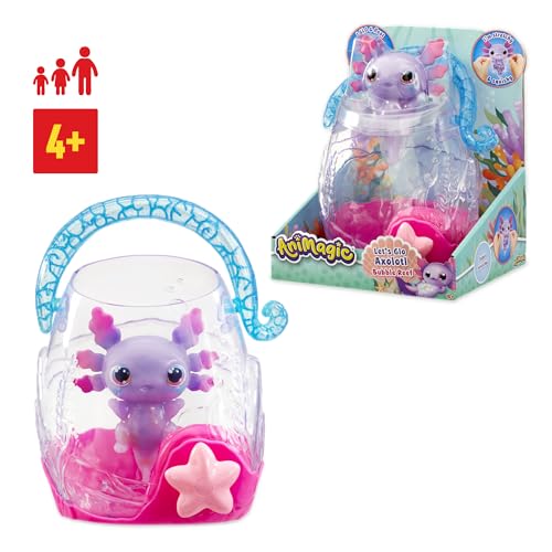 Animagic Let's Glo Axolotl Bubble Reef Set