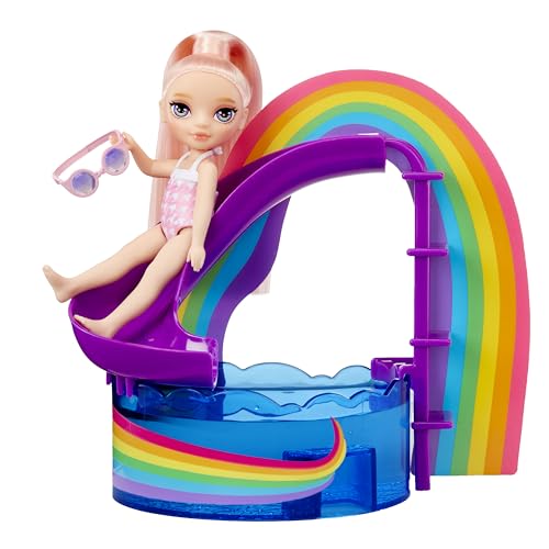 Rainbow High Playset High Pool Day with Littles Doll Blush
