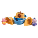 Peppa Pig Grandpa Pig's Splash & Pour Bath Boat Toy with Water Squirters 18M+