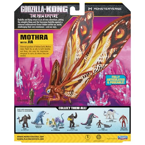 Godzilla x Kong: The New Empire 15cm Mothra Figure with Mini Jia
