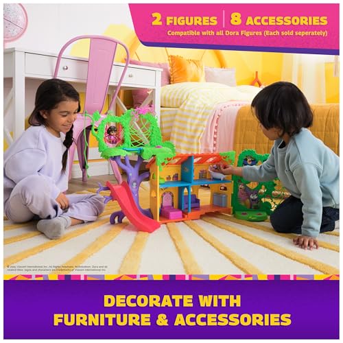 Dora Explore & Play Rainforest Casita Playset with Figures & Sounds