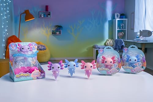 Animagic Let's Glo Axolotl Bubble Reef Set