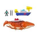 Imaginext Jurassic World Rebirth Aquachomp Mosasaurus Dino Playset Toy