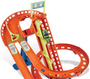 Hot Wheels City Roller Coaster Rally Playset with 5 Diecast Cars