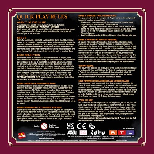 The Traitors Board Game