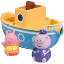 Peppa Pig Grandpa Pig's Splash & Pour Bath Boat Toy with Water Squirters 18M+