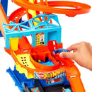 Hot Wheels City Roller Coaster Rally Playset with 5 Diecast Cars