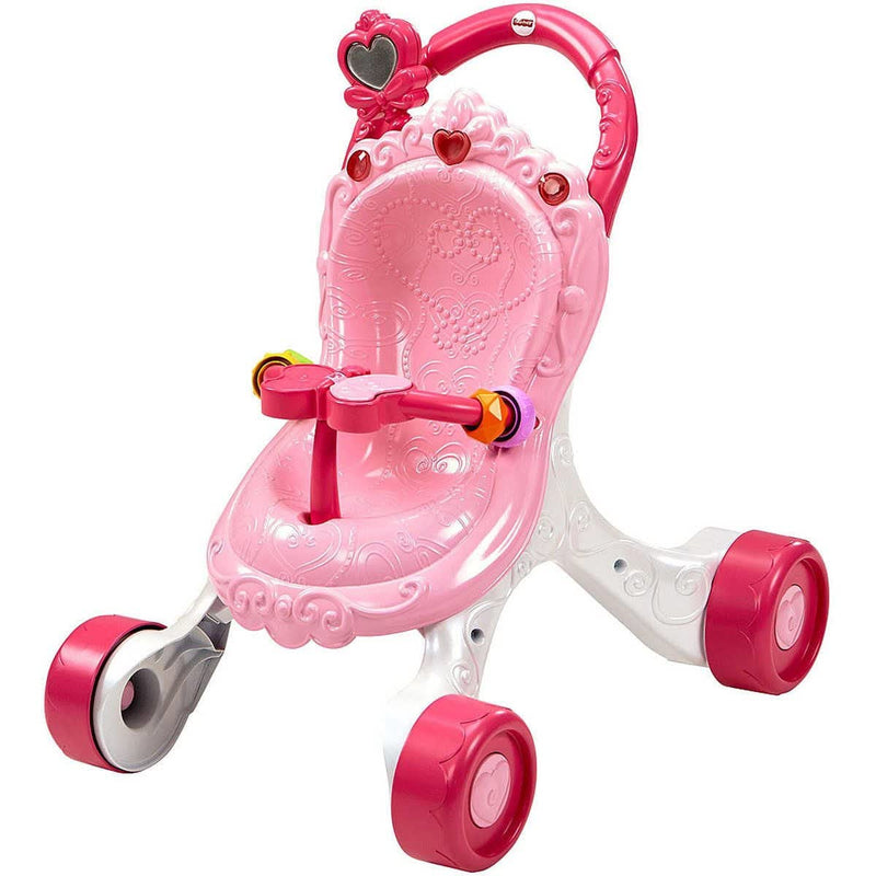 Fisher-Price Princess Stroll-Along Baby Walker and Doll Gift Set