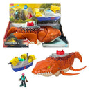 Imaginext Jurassic World Rebirth Aquachomp Mosasaurus Dino Playset Toy