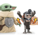 Star Wars Huggin' Grogu Interactive Figure with Sounds & Anzellan Character