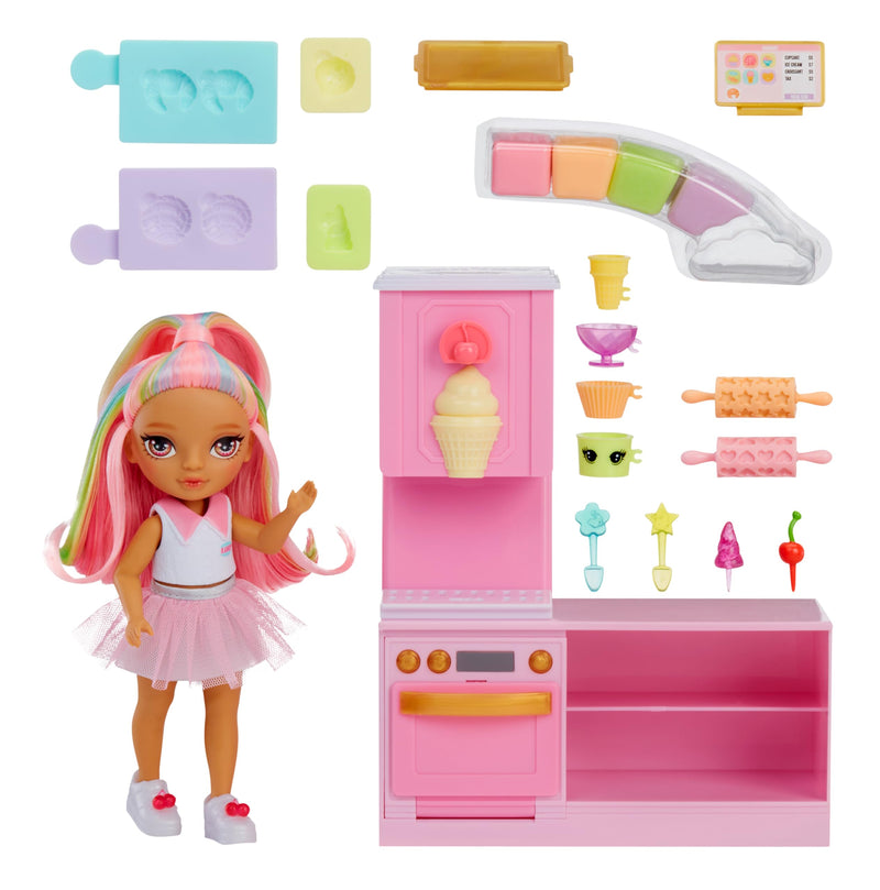 Rainbow High Dessert Shop with Littles Doll Kandy Playset