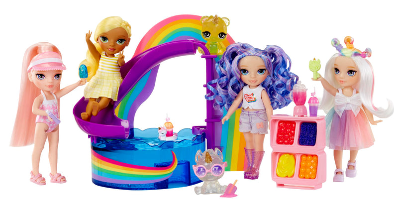 Rainbow High Playset High Pool Day with Littles Doll Blush