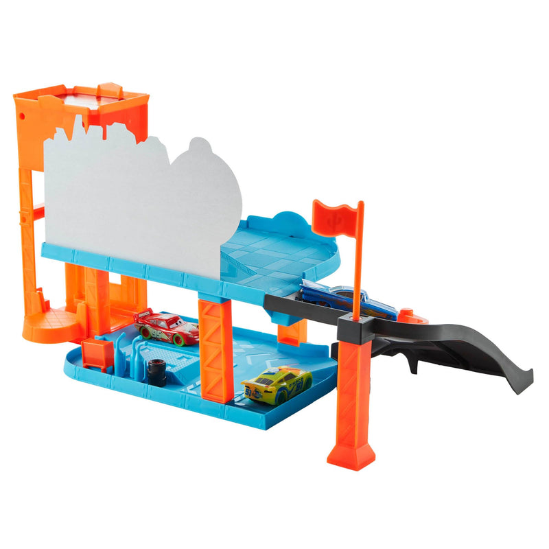 Disney Cars Glow Racers Copper Canyon Glowing Garage Playset